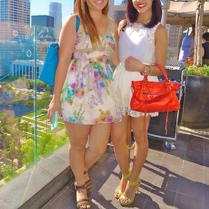 Balenciaga Mini Metallic Red